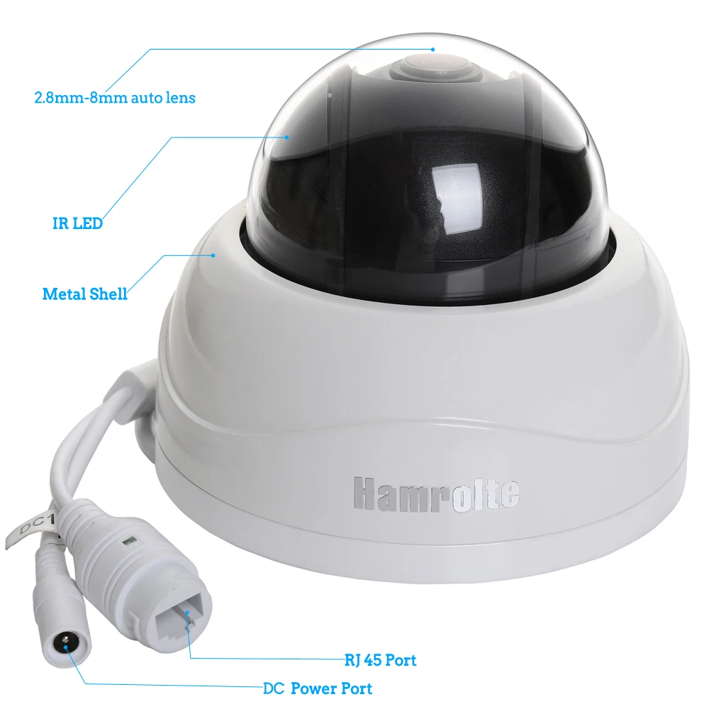 Hamrolte 1080P IP Camera Sony IMX323 Sensor 2.5&quot MINI IR Speed Dome PTZ 4x ZOOM 2.8-12mm Lens ONVIF Secuirty | Безопасность и