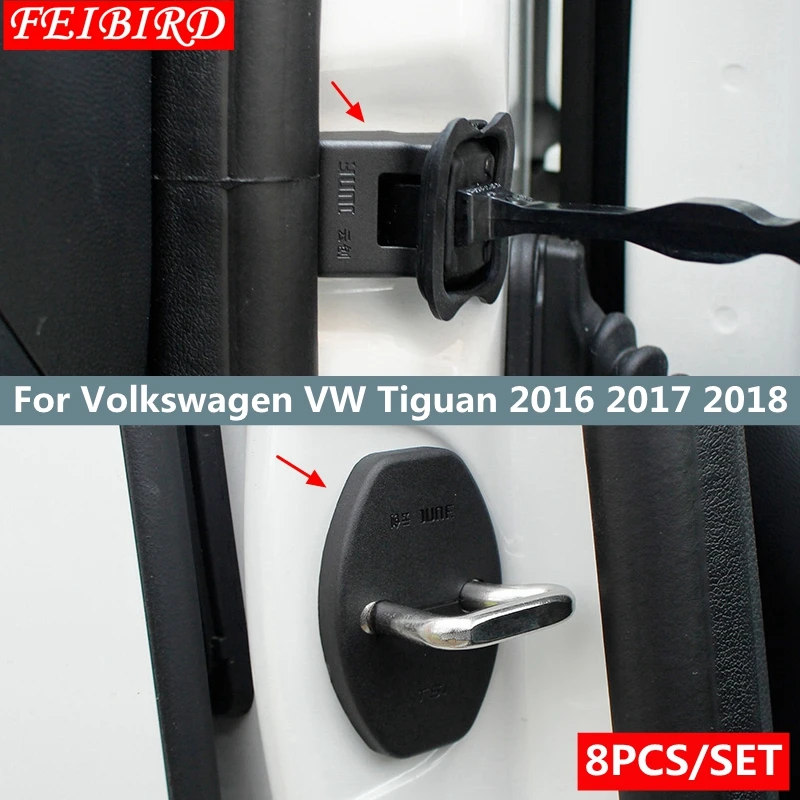 Для Volkswagen VW Tiguan 2016 2017 2018 пластиковая внутренняя отделка дверного замка