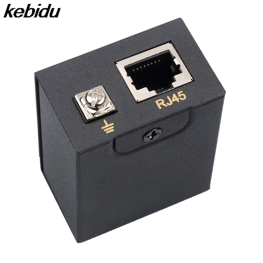 Kebidu 1 шт. VGA удлинитель Женский к Lan Cat5 Cat5e RJ45 Ethernet адаптер сигнала Отправитель