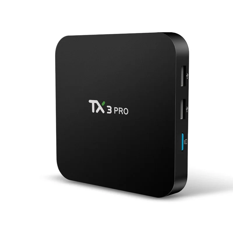 TX3 Pro Smart tv Box 1 + 8 Гб Android 7 четырехъядерный Amlogic S905W 17 полностью загруженный