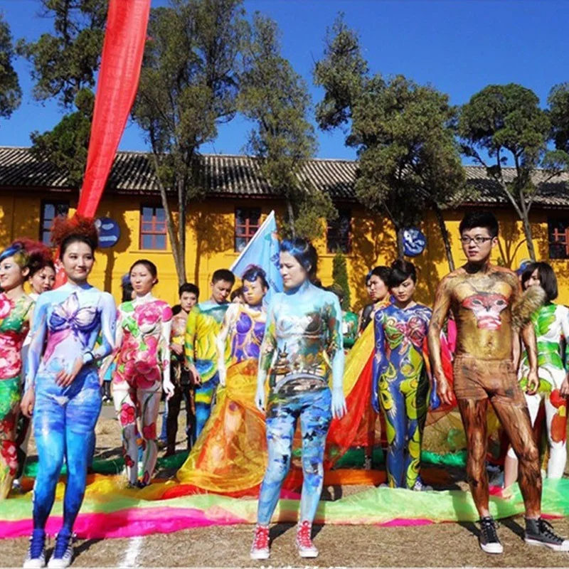 Вечерние макияж неоновые Цвет средства ухода за кожей лица Краски ing быстро