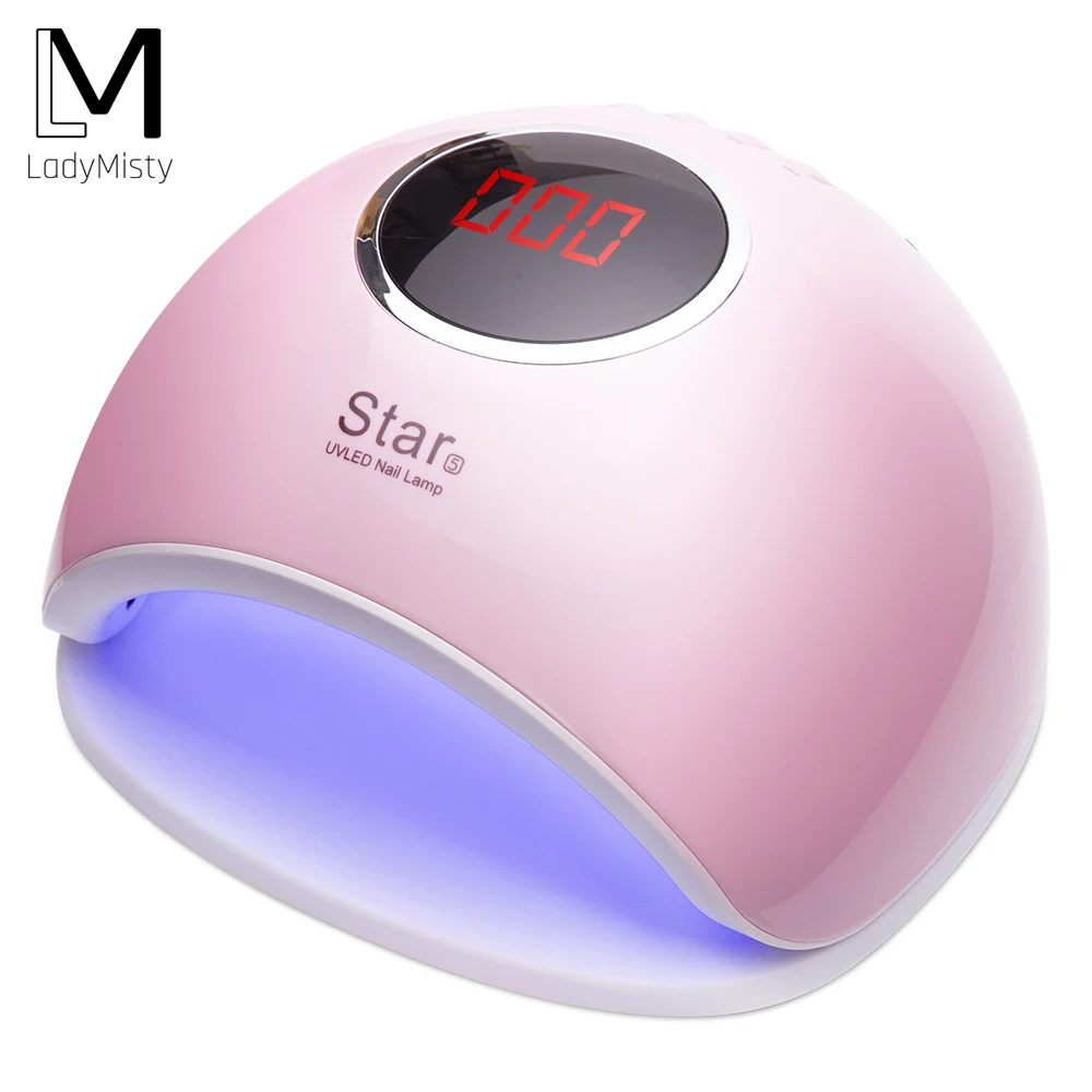 Ladymisty Star 5 светодио дный 72 Вт УФ светодиодная лампа для ногтей сушилка 36 LED s
