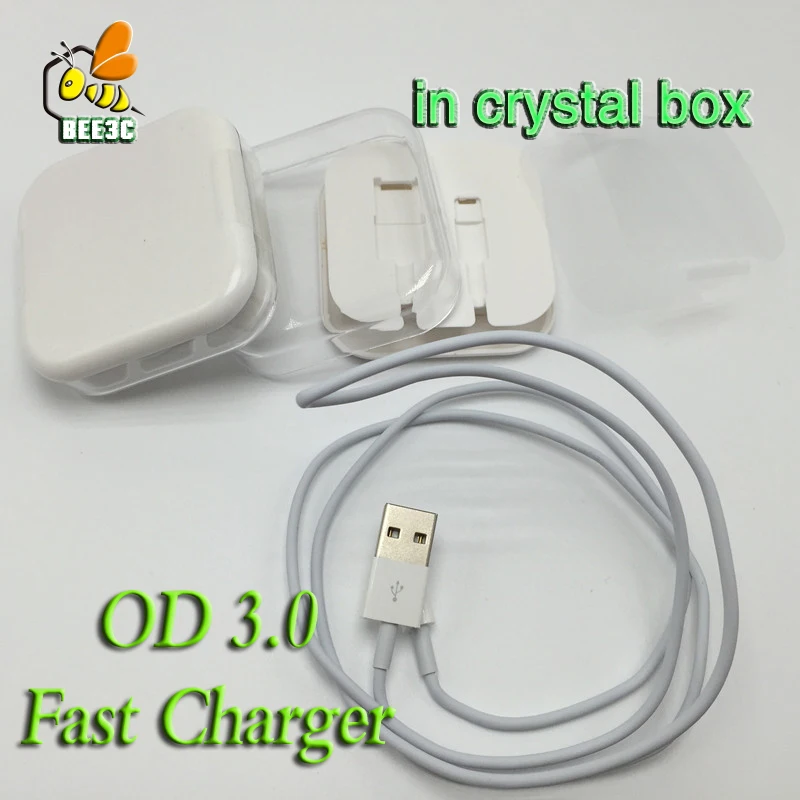 Оригинальный USB кабель для синхронизации данных и зарядки OD3.0 1 м белый 8pin iPhone x 8 6 7