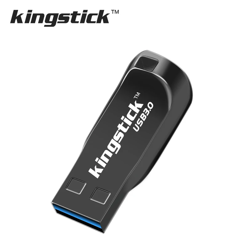 Kingstick, супер мини usb 3,0, флешка, 16 ГБ, 32 ГБ, 64 ГБ, 128 ГБ, металлический usb флеш-накопитель, флеш-карта памяти, usb флешка, флешка, u-диск - Цвет: gray