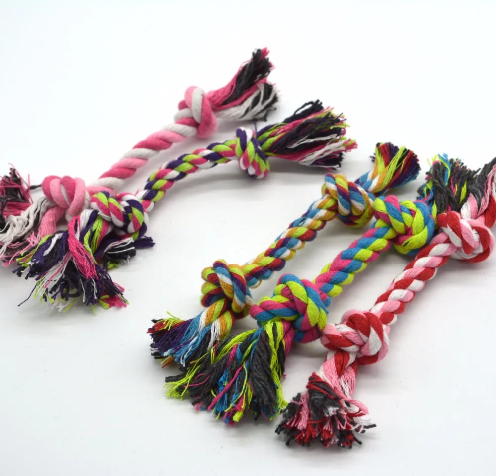 Веревка для укуса собак молярные зубы хлопковые повязки с узлом устойчивая