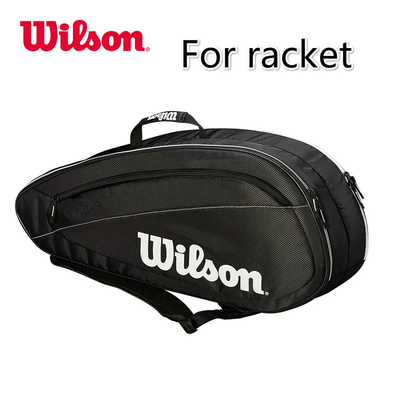 Классический мужской женский теннисный рюкзак Wilson, спортивный рюкзак, лучшее качество, бренд Wilson Raquete De Tenis, сумки - Цвет: WRZ834806