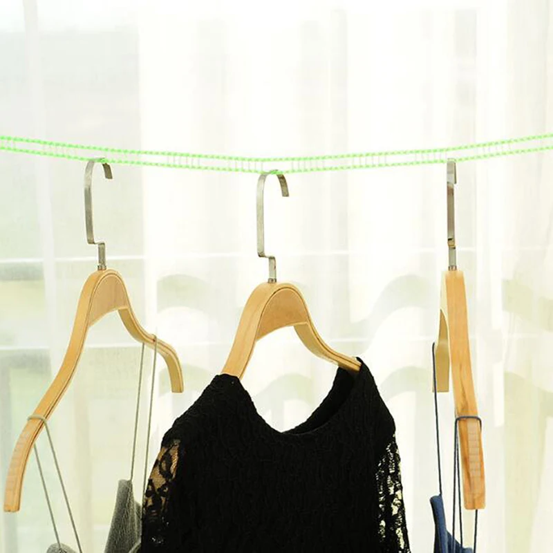Уличные ветрозащитные вешалки для сушки одежды прочные веревки из нейлона с