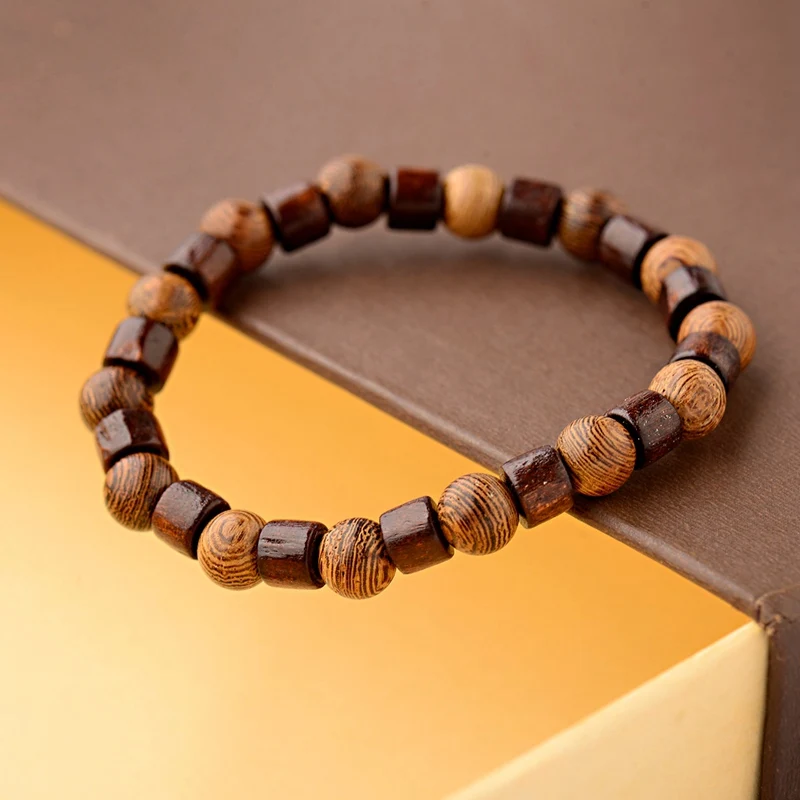 2019 деревянный мужской браслет для мужчин и женщин ручной работы целебный баланс