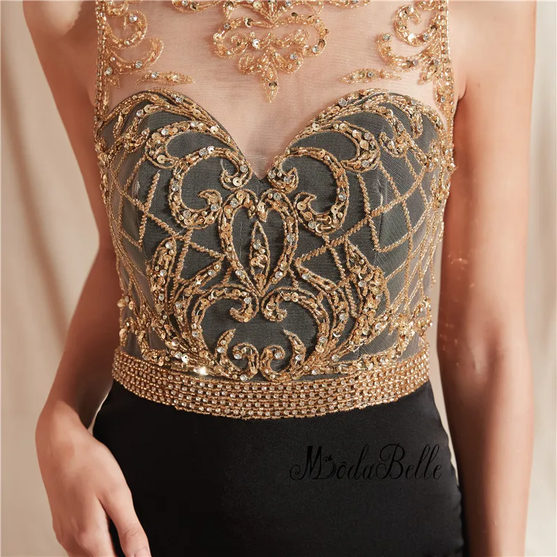 Женское атласное платье с высоким разрезом modabelle черное для выпускного вечера