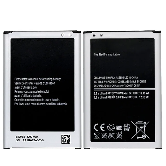 Мобильный телефон Перезаряжаемые Батарея B800BC 3200 мА-ч для samsung Galaxy Note3 Примечание 3 N9000 N9002 N9005 N9006 N9008 N9009 N900A N900