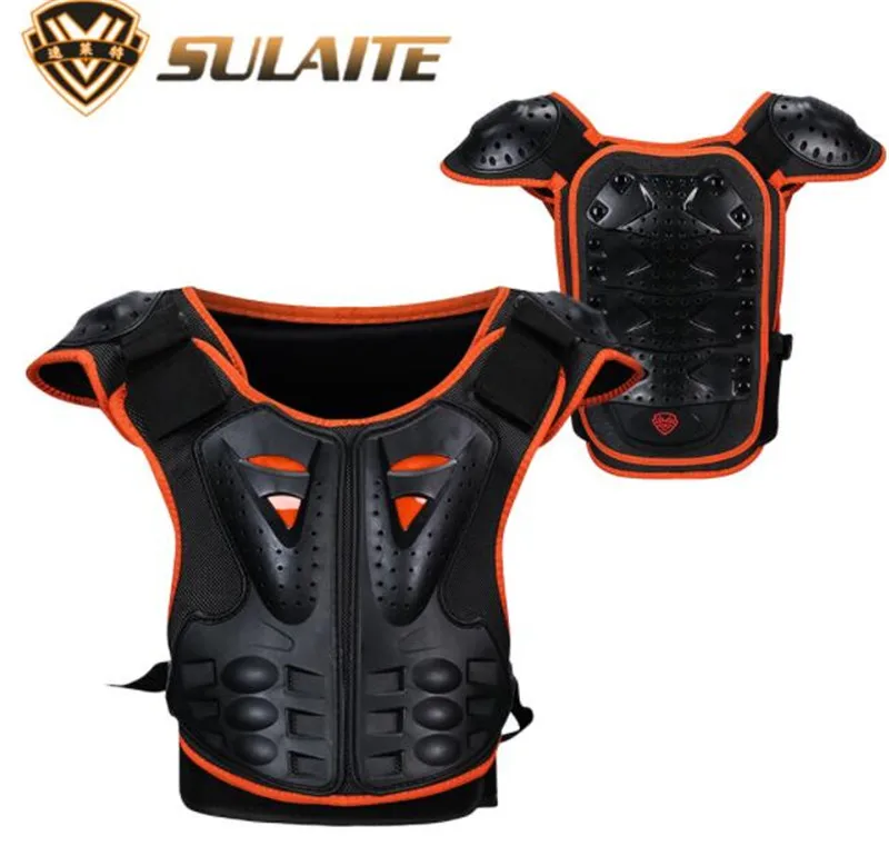 SULAITE/детский бронежилет для мотоциклистов защитный жилет подходит От 4 до 12 лет