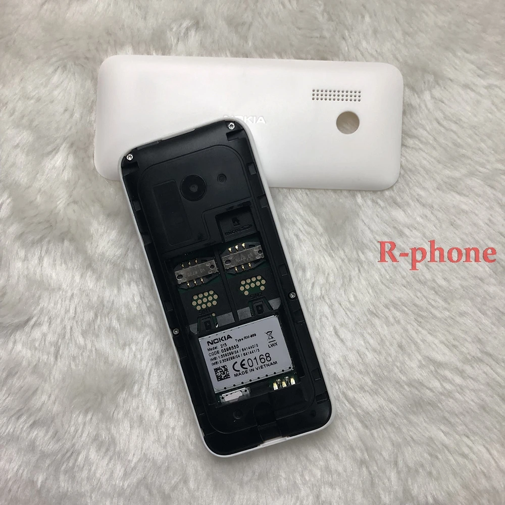 Мобильный телефон NOKIA 215 с двумя sim-картами, GSM разблокированный, хорошее качество, Восстановленный Мобильный телефон Nokia 215 DS