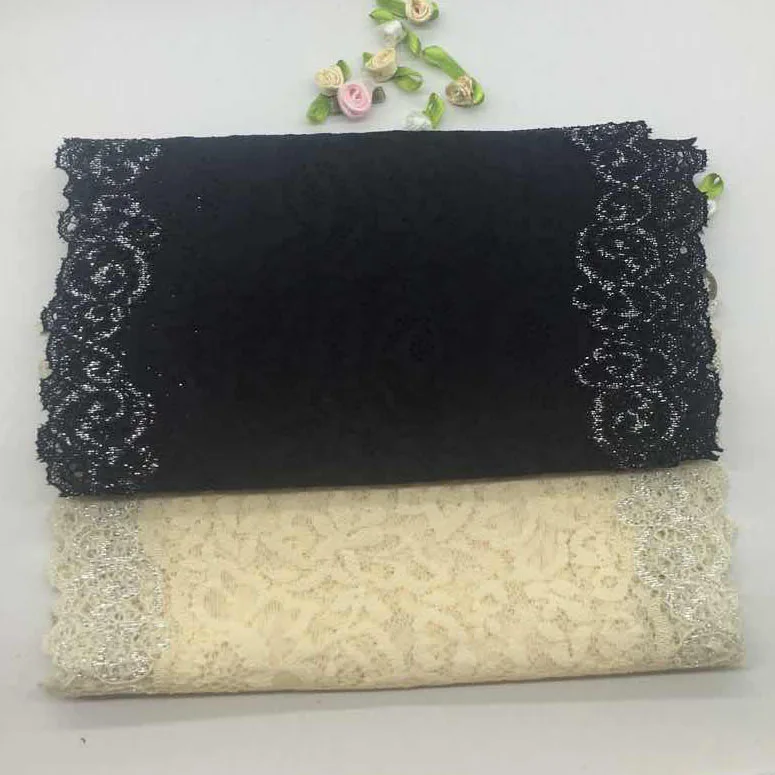 16 22 см кружевная ткань с широкой отделкой для украшения эластичное кружево