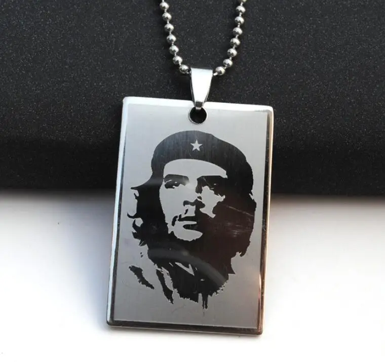 Крутой мужской Ernesto Che Guevara Подвеска из нержавеющей стали ожерелье панк-рок