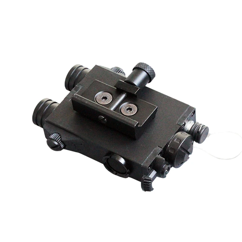 Военный Регулируемый двухлучевой лазерный прицел с зеленой и ИК лазерной