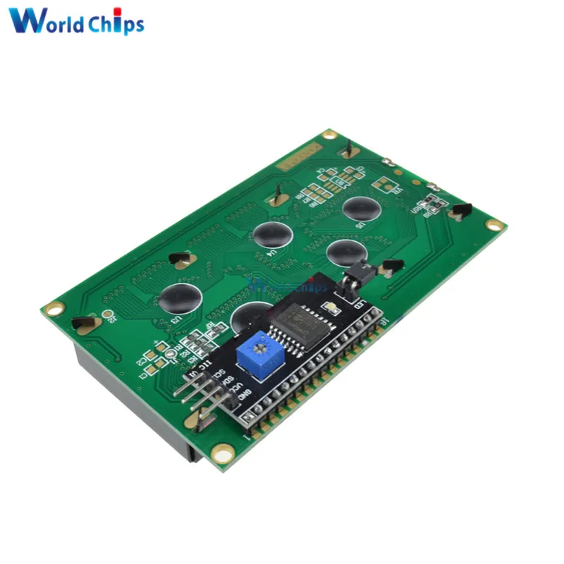 Желтый дисплей IIC I2C TWI SP I последовательный интерфейс 2004 20X4 символьный ЖК