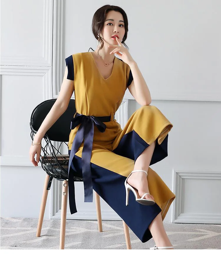 Комплект из 2 предметов: широкие брюки и топ| |