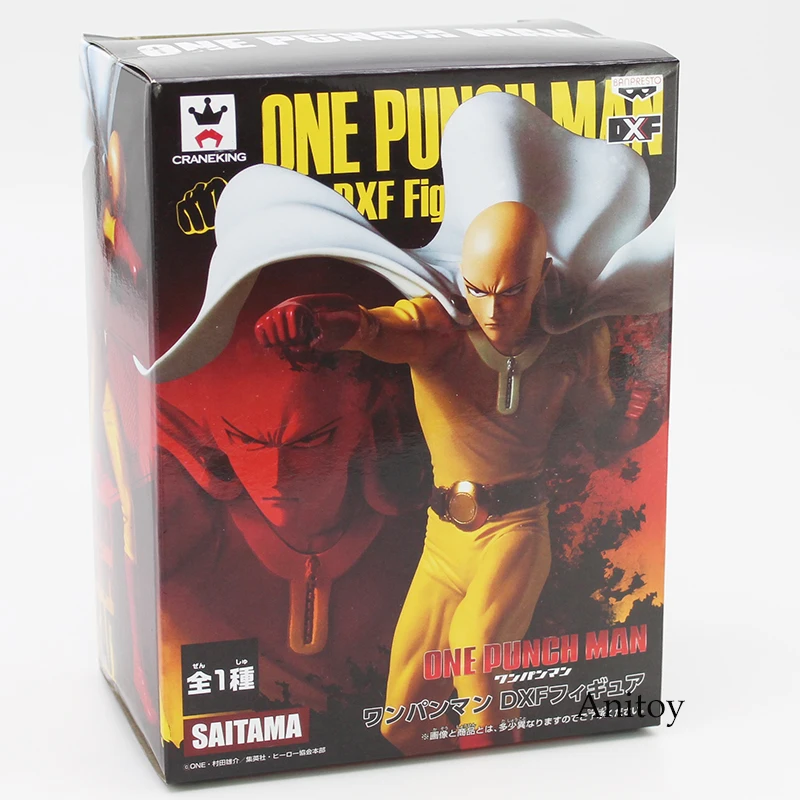 Аниме One Punch Man DXF Saitama ПВХ фигурка Коллекционная модель игрушки 20 см