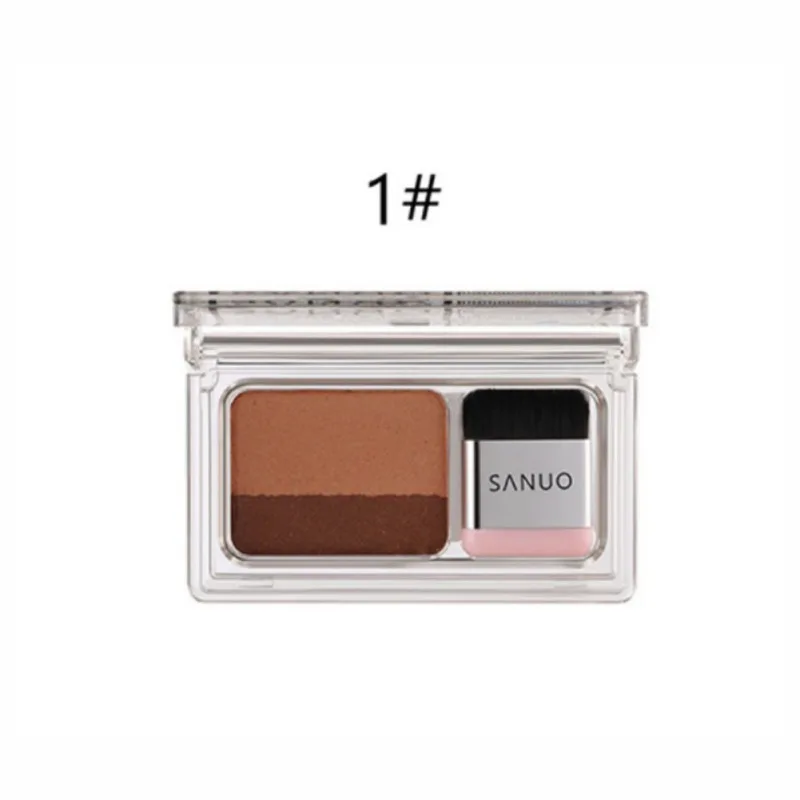 Magazine Lazy Eyeshadow Eye Shadow Double color Shimmer Palette продолжительный натуральный макияж
