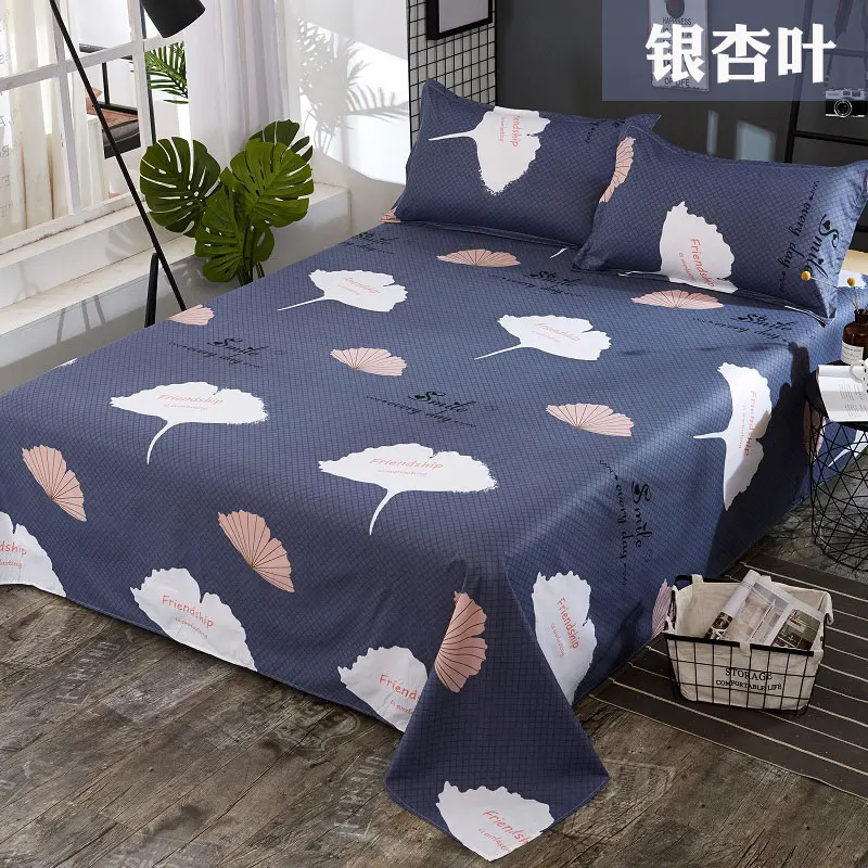 Ginkgo Leaf 1 шт. простыня sabanas cama простыни для одной кровати s для студенческих общежитий 1,8 м и двуспальные кровати на односпальной кровати - Цвет: Ginkgo Leaf
