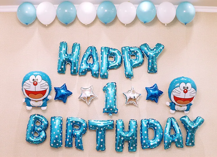 Английские буквы HAPPYBIRTHDAY 16 дюймов алюминиевая мембрана на день рождения 13