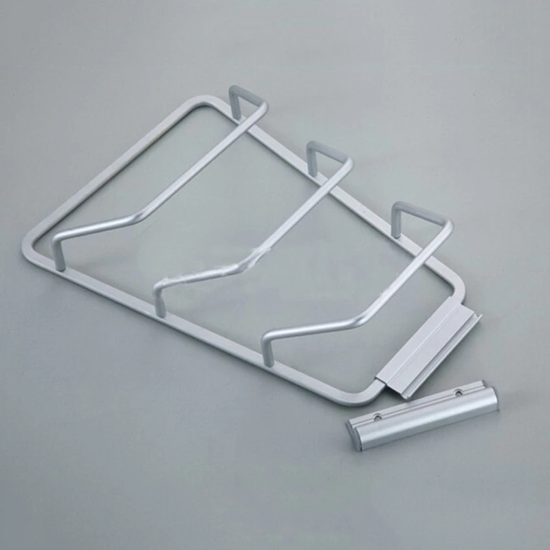 New Aluminum Kitchen Cabinet Door Pot Pan Lid Holder Wall Mounted Rack Organizer Storage Space Saver | Дом и сад