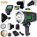 Уличная вспышка Godox AD600BM 600Ws GN87 18000 HSS Bowens с беспроводным триггером XPRO, софтбокс 32x32 дюйма, дверь сарая, конический тубус