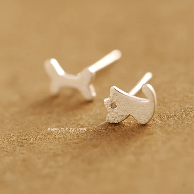 925 искусственный ноготь милый очаровательный щенок рисунок костей асимметричные