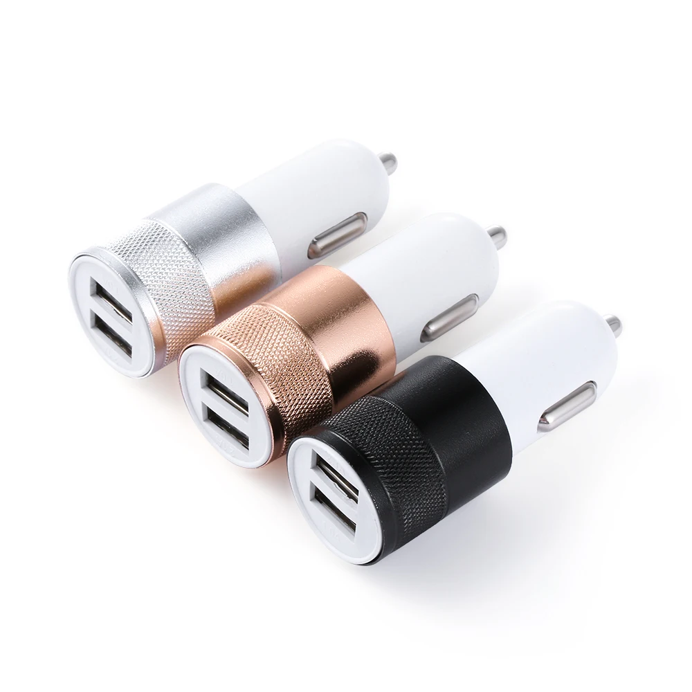 Универсальный USB 2 портовый адаптер разъем 5В 2.1A 1A стайлинга автомобилей Dual
