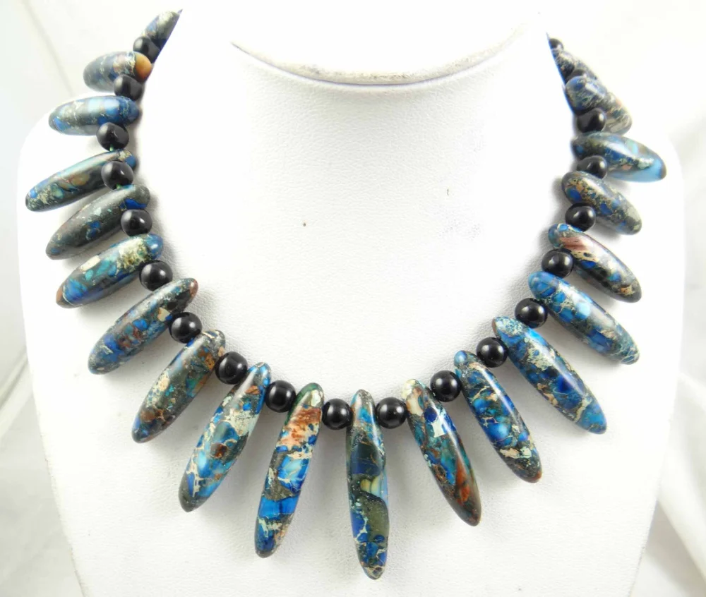 Натуральный камень бирюзовый кварц кристалл опал синее море подвеска ручной