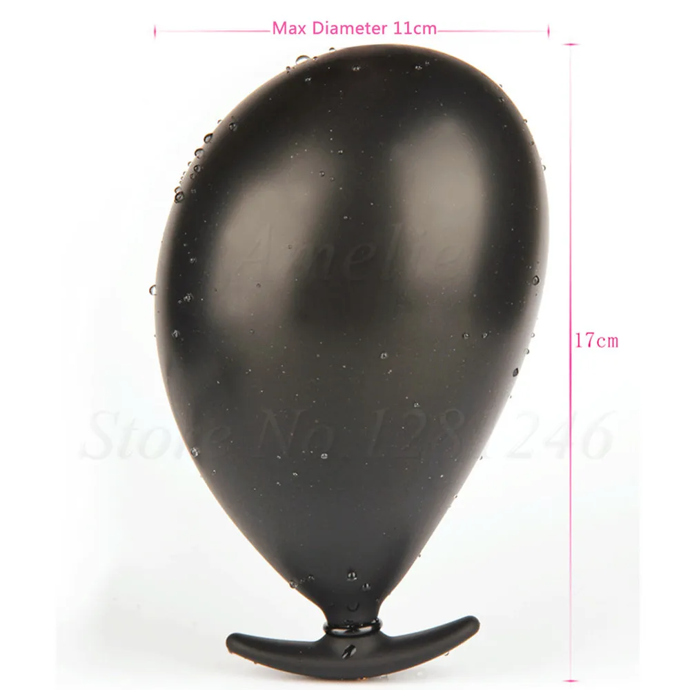 Силиконовая надувная Анальная пробка эротический супер большой полый