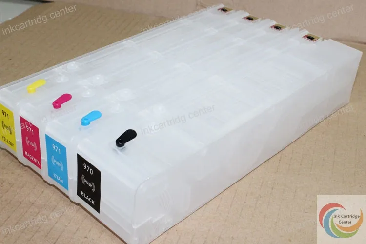 CISSPLAZA совместимый для hp 970 971 для hp Officejet Pro X451dn x451dw X551dw X476dn X476dw X576dw набор чернил для заправки картриджа с чипом