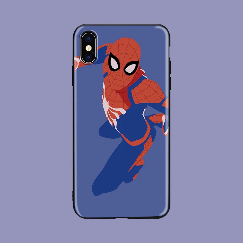 Marvel Супергерои Человек-паук вдали от дома логотип мягкий Чехол для телефона из