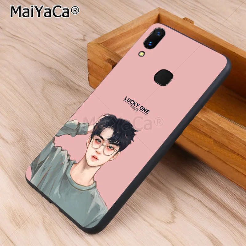 MaiYaCa KPOP EXO LUCKY ONE DIY Окрашенные аксессуары для телефона чехол vivo x20 plus x21 ud nex s x9s V9 V7 Y 83