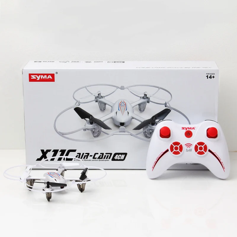 Syma X11C 4CH 2.4GHz Mini RC Helicopter Quadcopter Drone with 2.0MP HD Camera | Игрушки и хобби