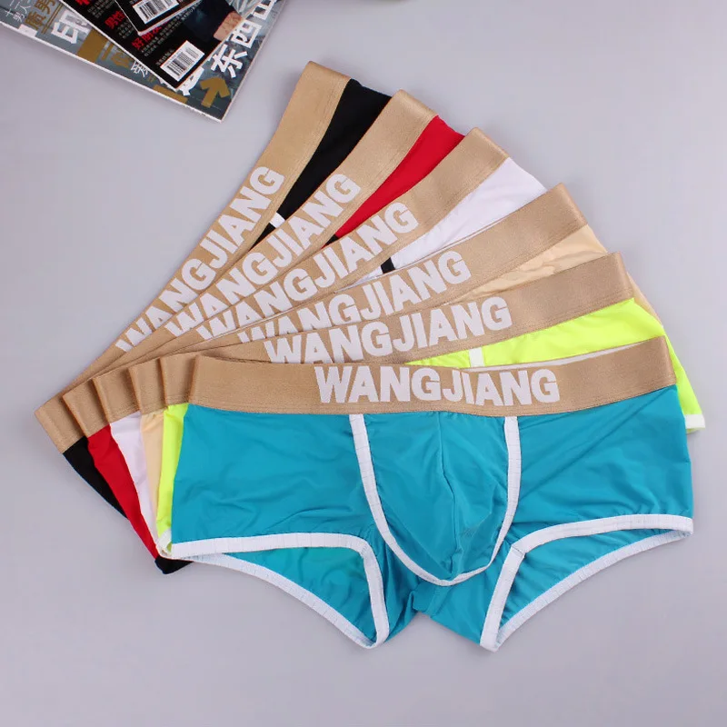 Нижнее белье для мужчин бренд WJ сексуальное с низкой талией геев прозрачное U