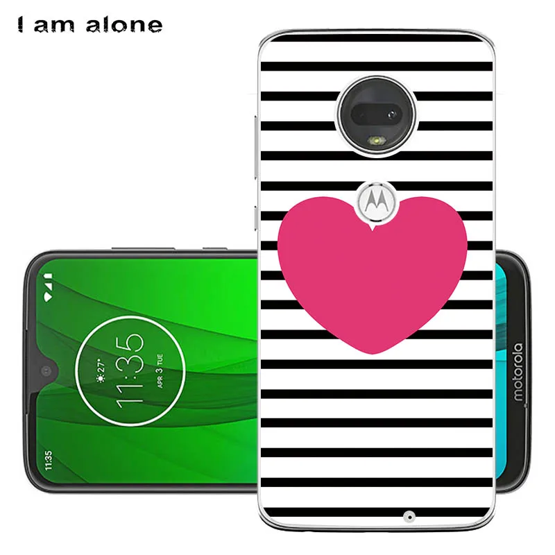 Чехлы для телефонов I am alone для Motorola Moto G7 G7 Play G7 power из мягкого ТПУ для мобильных телефонов модные сумки для Moto G7 - Цвет: Soft TPU HH63