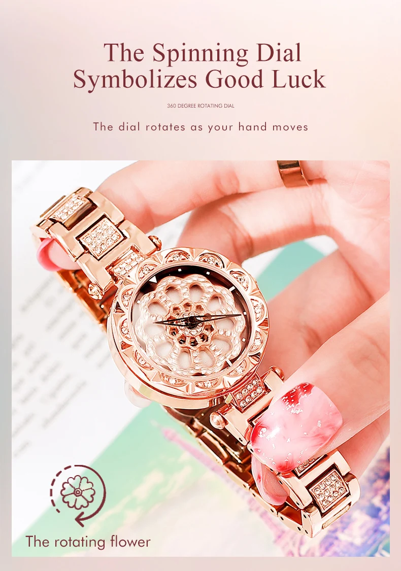 Роскошные relojes Фиолетовый китайский бренд пользовательские женские часы с бриллиантамы кварцевые наручные женские часы