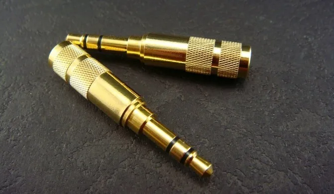 

DIP 3 pole 3.5mm gold-plated plug 3.9mm tailmouth Headphone plug 5pcs