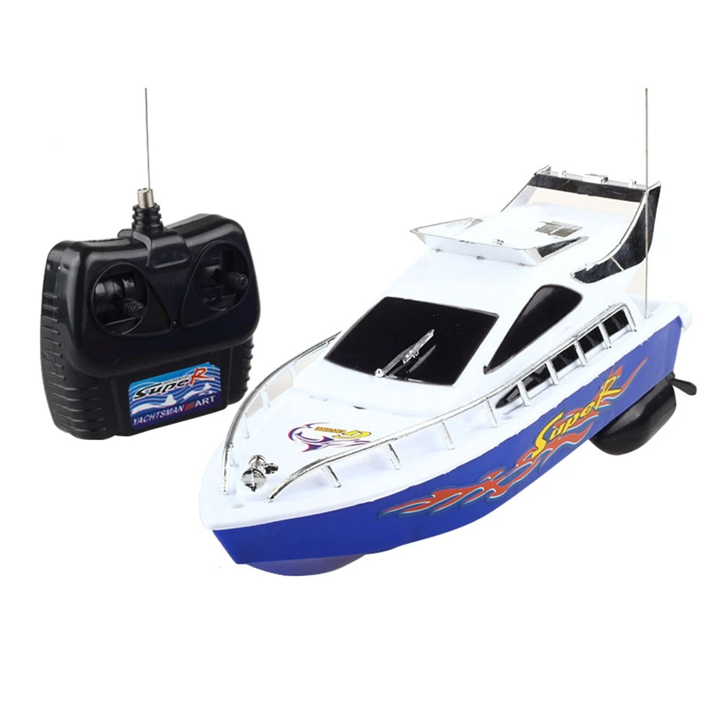 RC лодки 2 4G 4 CH 5 км/ч ABS Электрический мини-пульт дистанционного управления