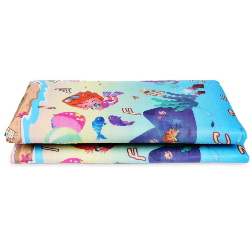 Maboshi 200x180 см игровой ползающий коврик для малышей двухсторонний мягкий пенопласт