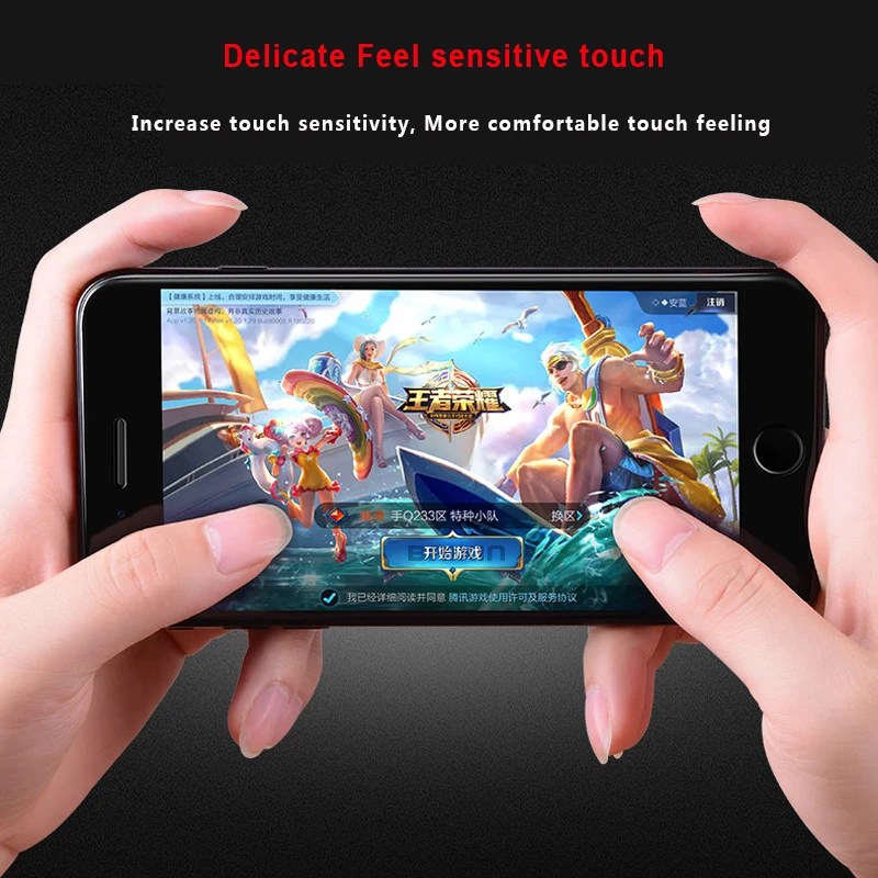 Baixin протектор экрана для iphone X 8 7 plus закаленное стекло для iphone 6 S 6s plus 4D изогнутый край Полное покрытие iphone 7 пленка стекло