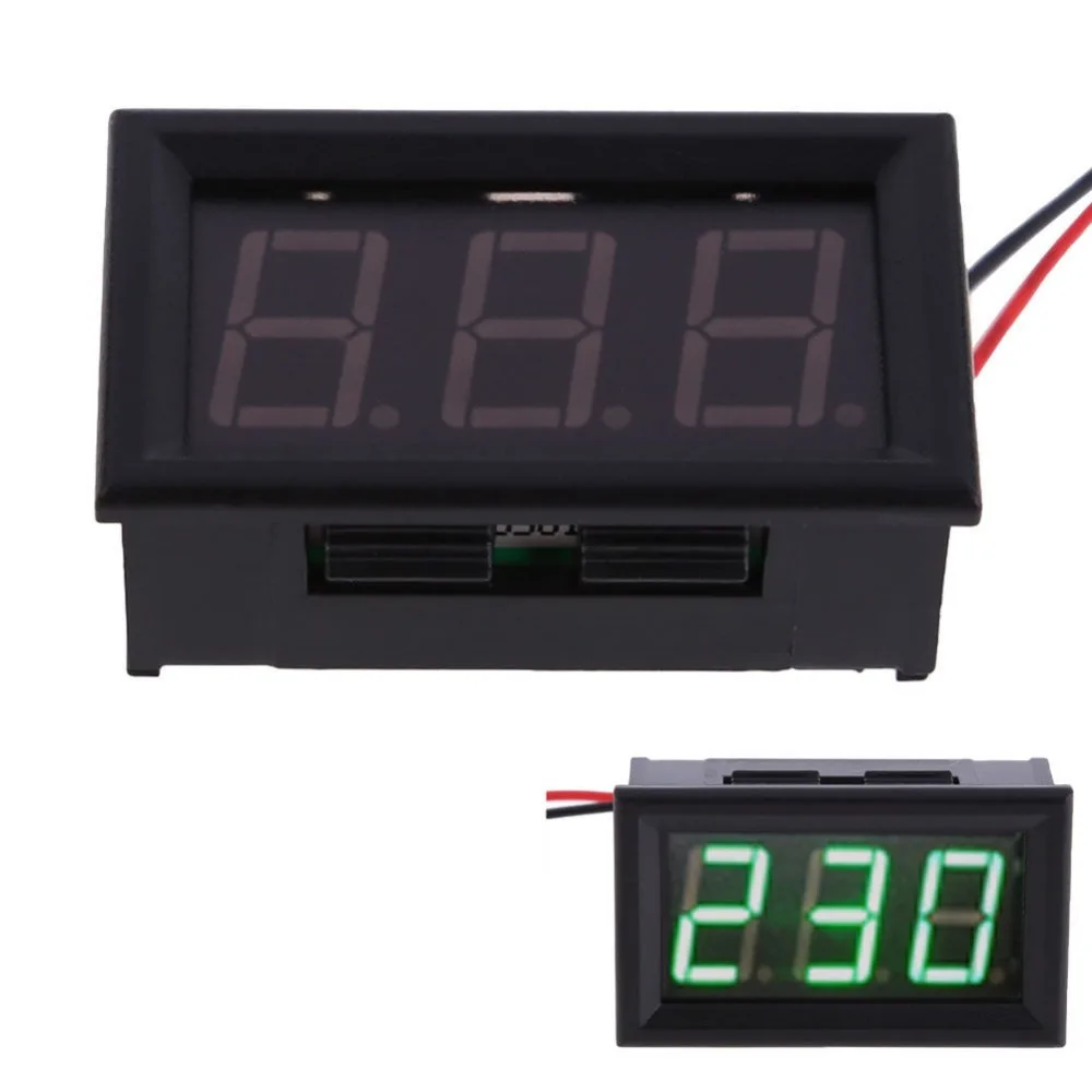 Цифровой светодиодный вольтметр переменного тока 30 500 в 1 шт.|display voltage|display voltage