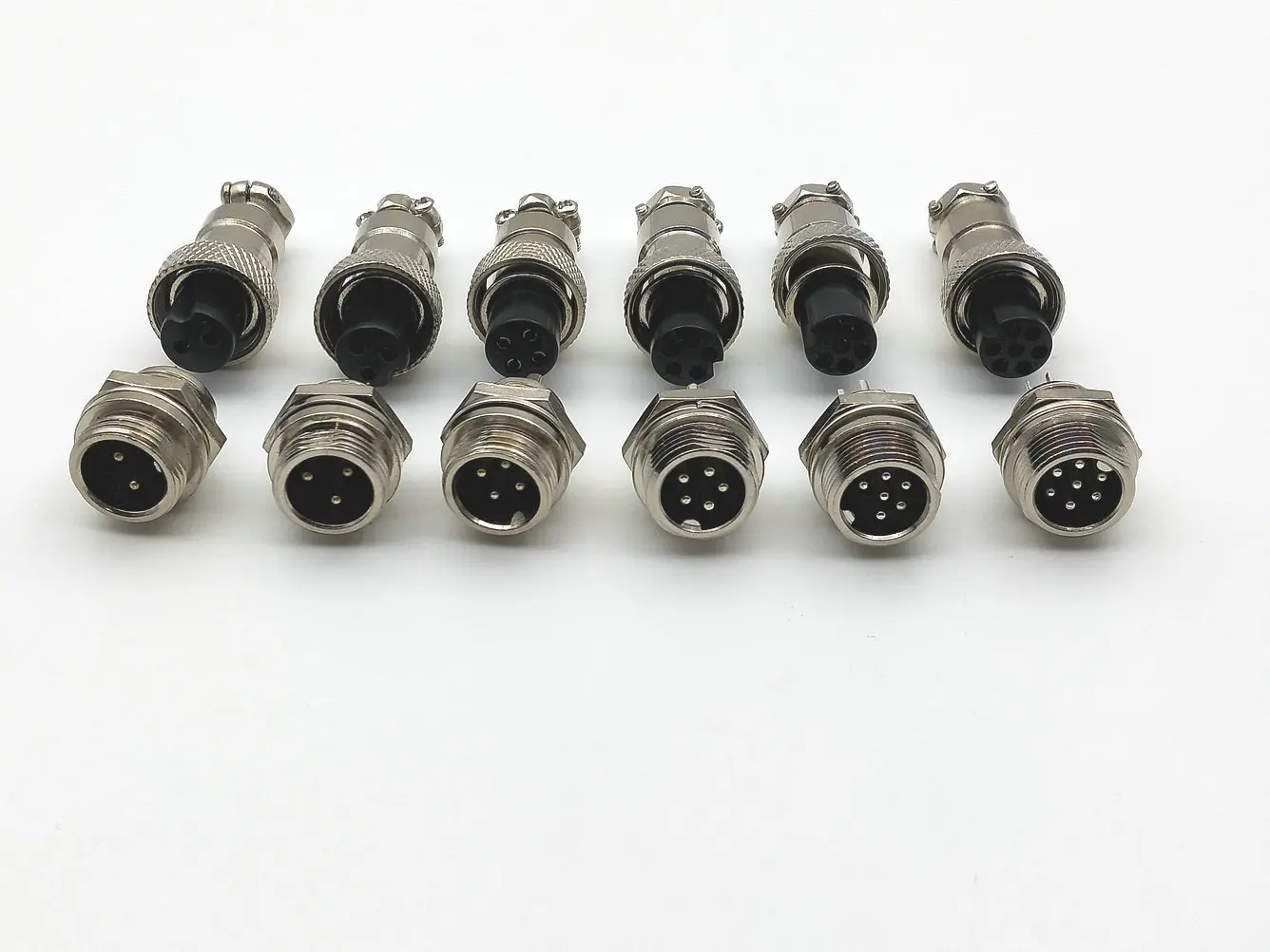 10 комплектов GX12 12 мм 2pin 3pin 4Pin 5pin 6pin 7pin аудио разъем Крепление Шасси | Обустройство