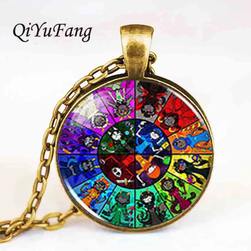 Стимпанк 2018 Новый Homestuck God Wheel игра ожерелья с героями комиксов кулон Ювелирное