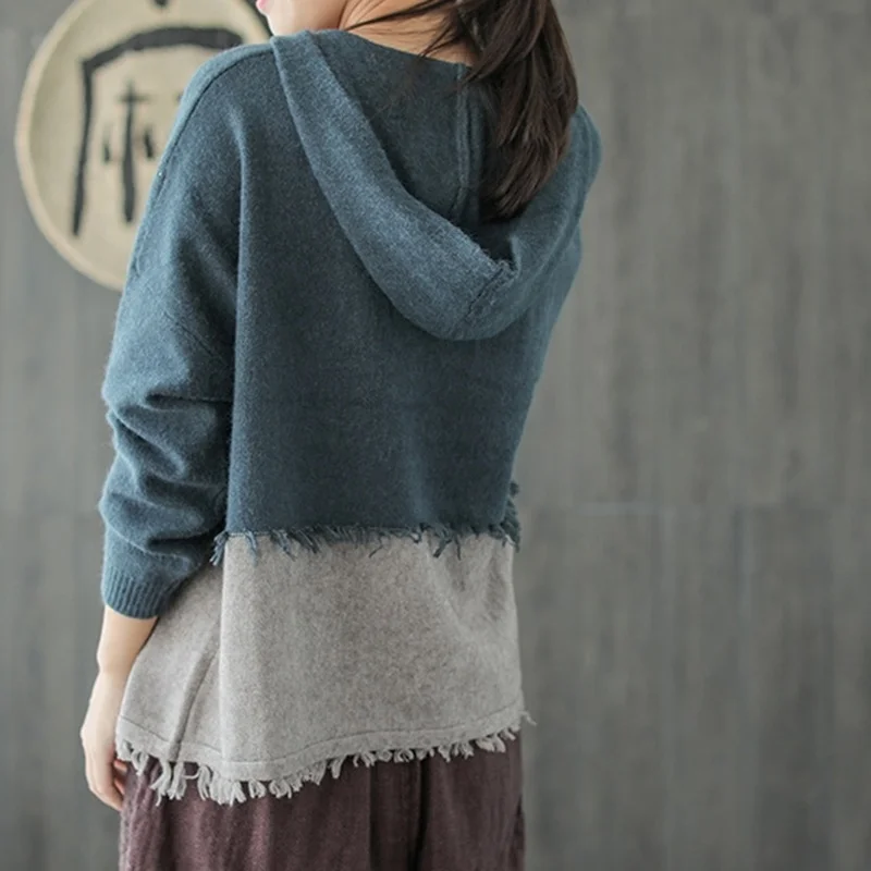 

Christmas jumper Chinese style sweaters fashion 2018 women hooded ladies pullover female sweaters winter 2018 AA4237
