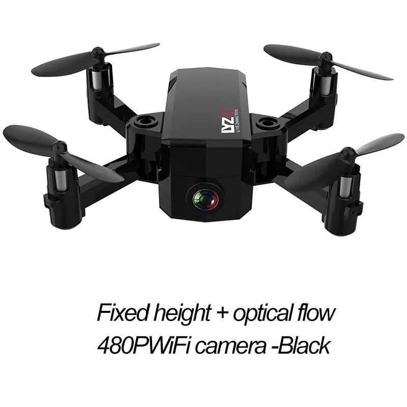light flow 480pblack Мини оптический воздушный Дрон с камерой hd 720p WiFi приложение управления RC Вертолеты красочные огни rc игрушки Радиоуправляемый игрушечный вертолет для детей - Цвет: light flow 480pblack