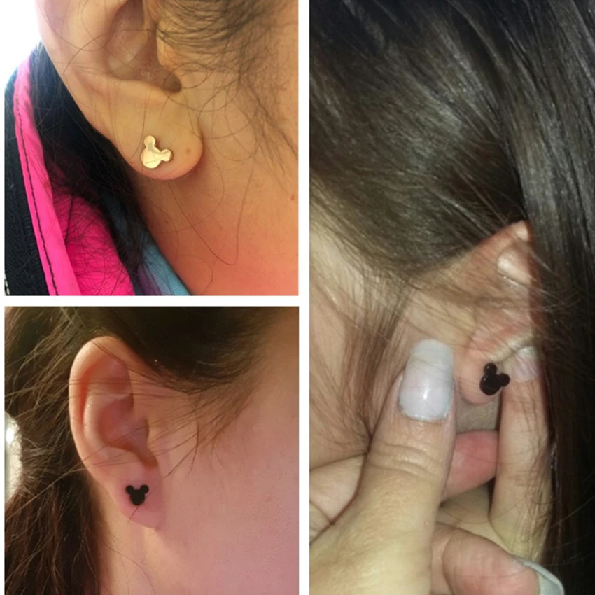 Новинка дизайнерские серьги гвоздики Cxwind в виде мультяшной крысы и мыши милые