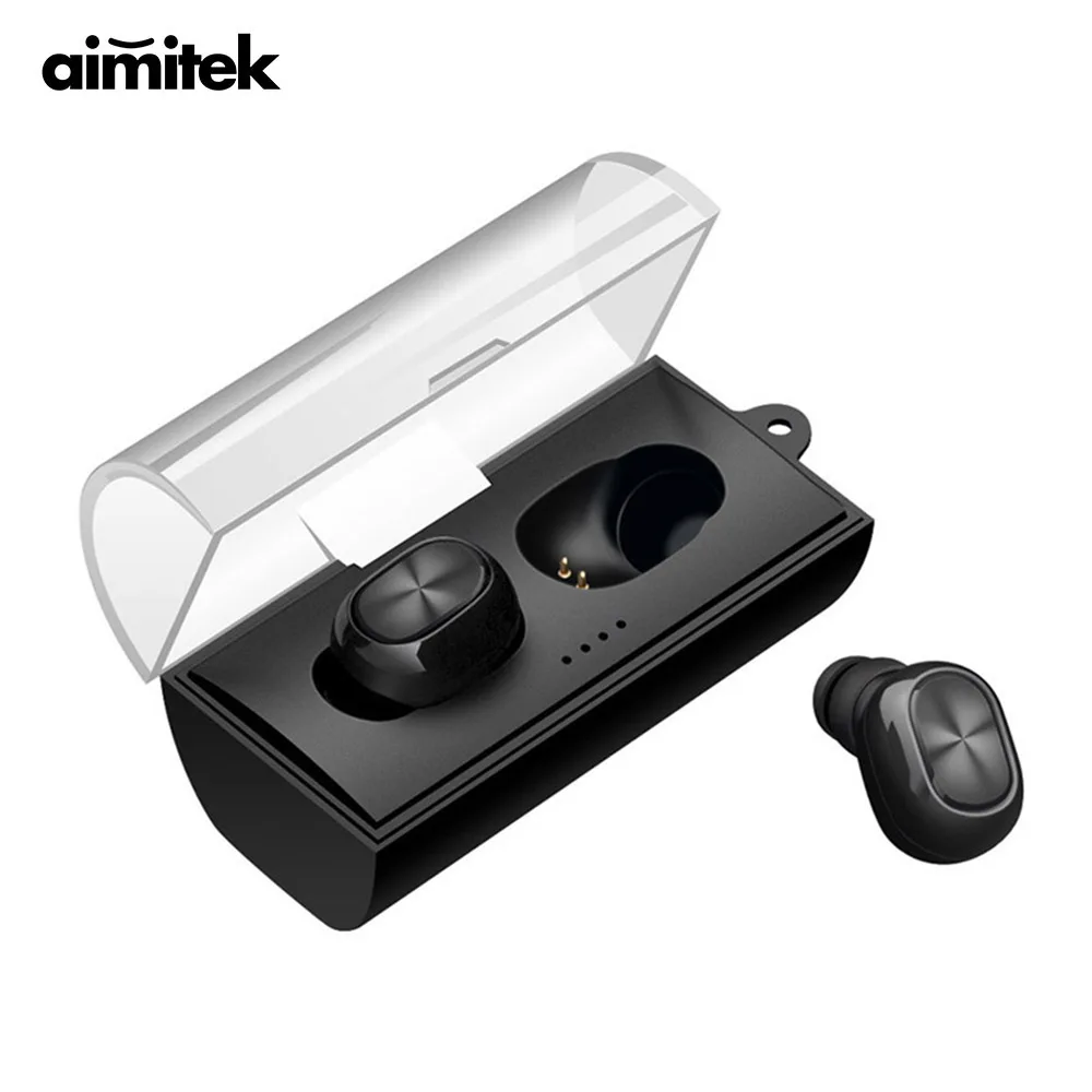 Aimitek TWS-320 Мини Bluetooth наушники истинные беспроводные стерео автомобильные