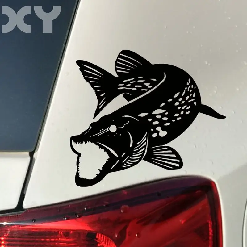 XY Hellaflush Jdm Стильные наклейки на мотоцикл Водонепроницаемые Светоотражающие рыбы виниловые наклейки на автомобиль - Название цвета: black